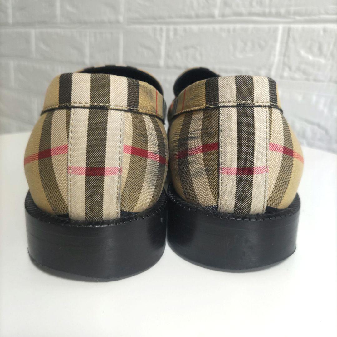 Burberry バーバリー ノバチェック ローファー キャンバス 36.5