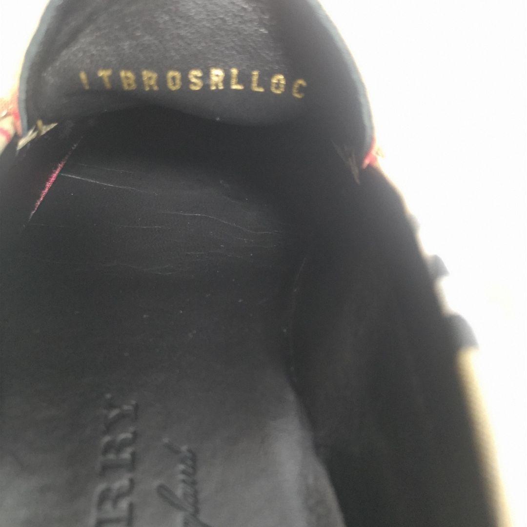 Burberry バーバリー ノバチェック ローファー キャンバス 36.5