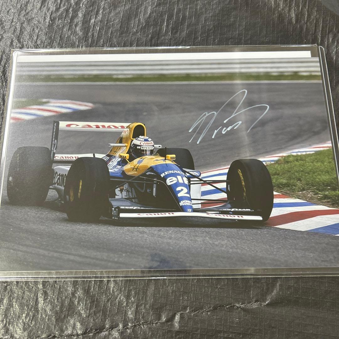 アラン・プロスト 直筆サイン入りフォト ウィリアムズ F1 - メルカリ