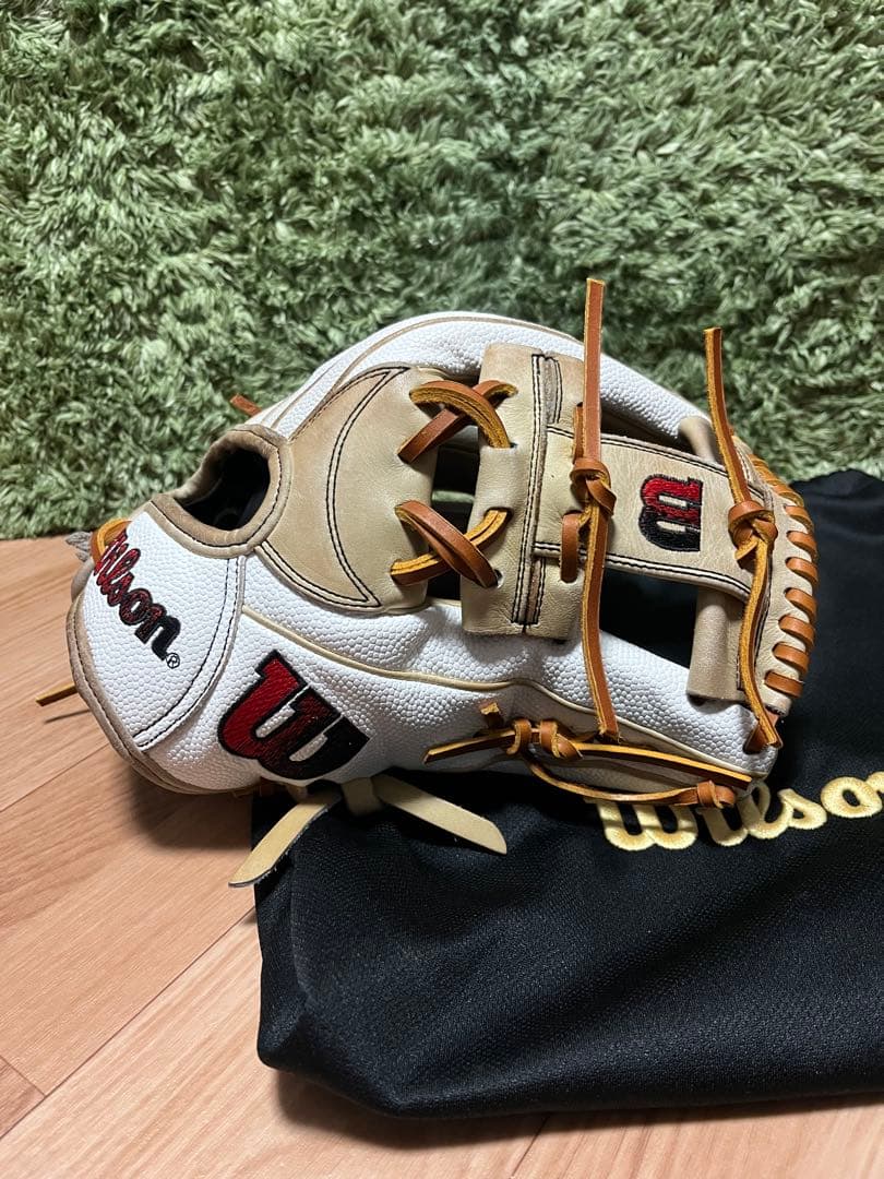 Wilson A2000 H12 硬式グラブ ホワイトSS×キャメル - メルカリ