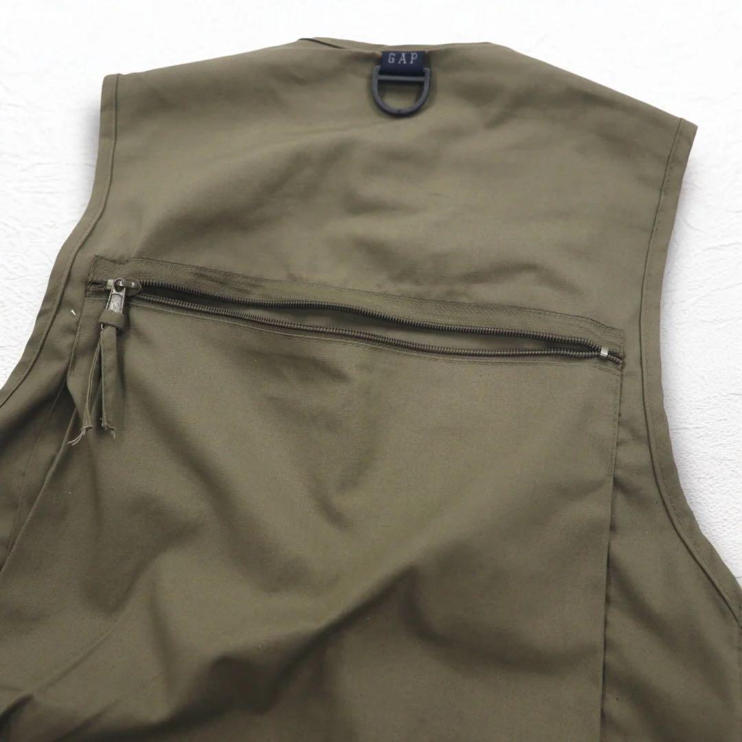GAP 90年代 オールドギャップ フィッシングベスト M カーキ - メルカリ