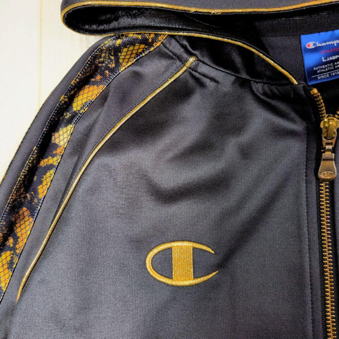 チャンピオン 魔裟斗モデル ジャージ セットアップ パイソン柄 フード