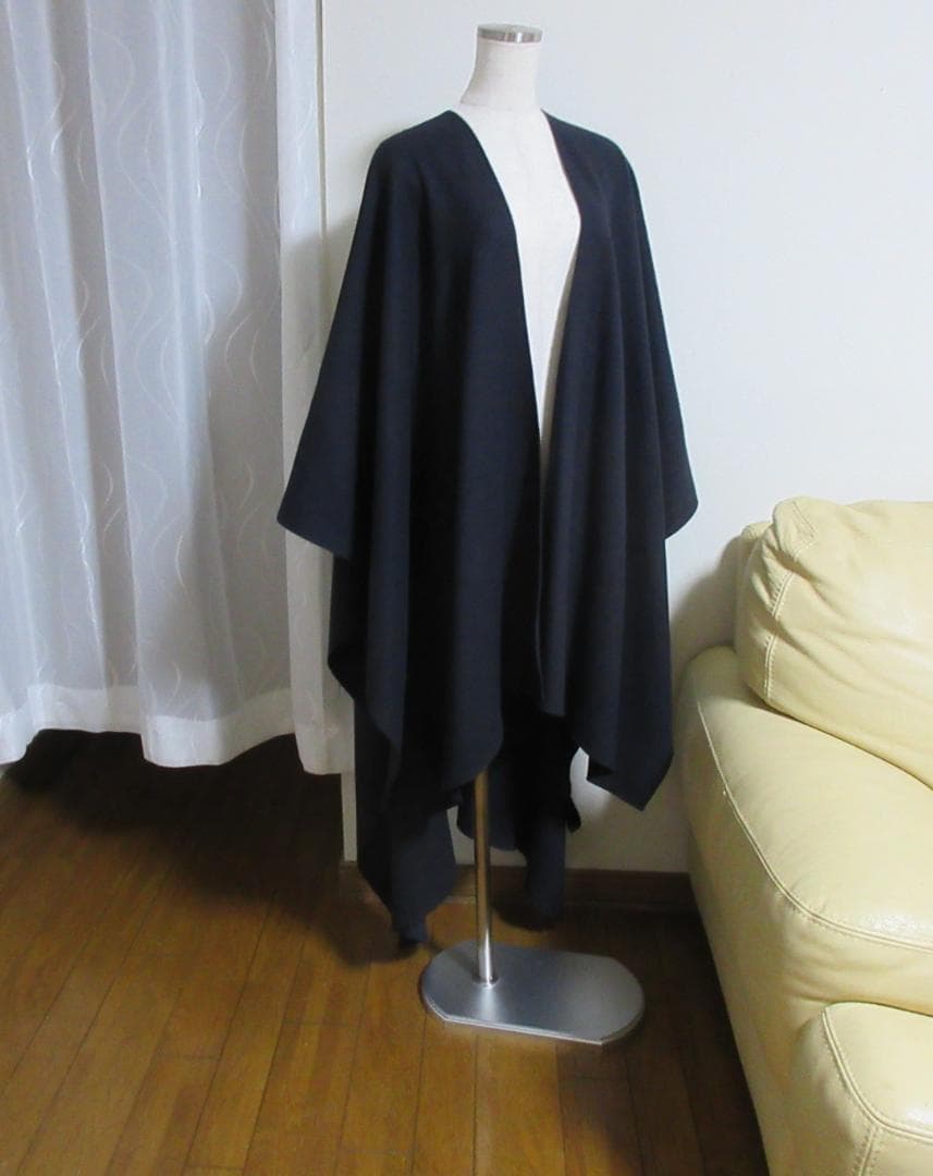 コルタナ ポンチョ コート NVY Deuxieme Classe 未使用