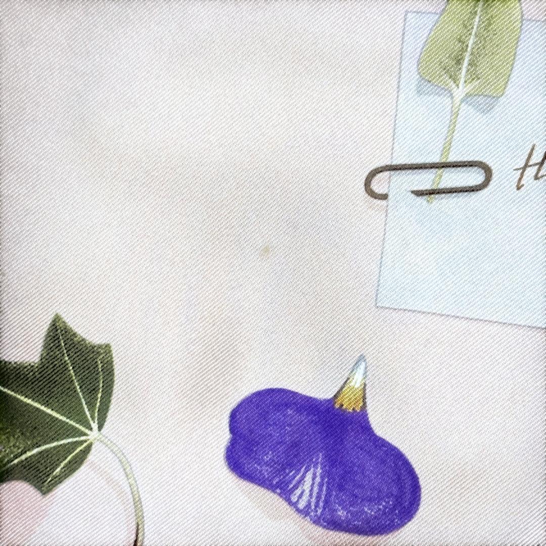 HERMES カレ スカーフ 花の手紙 ピンク HR0349