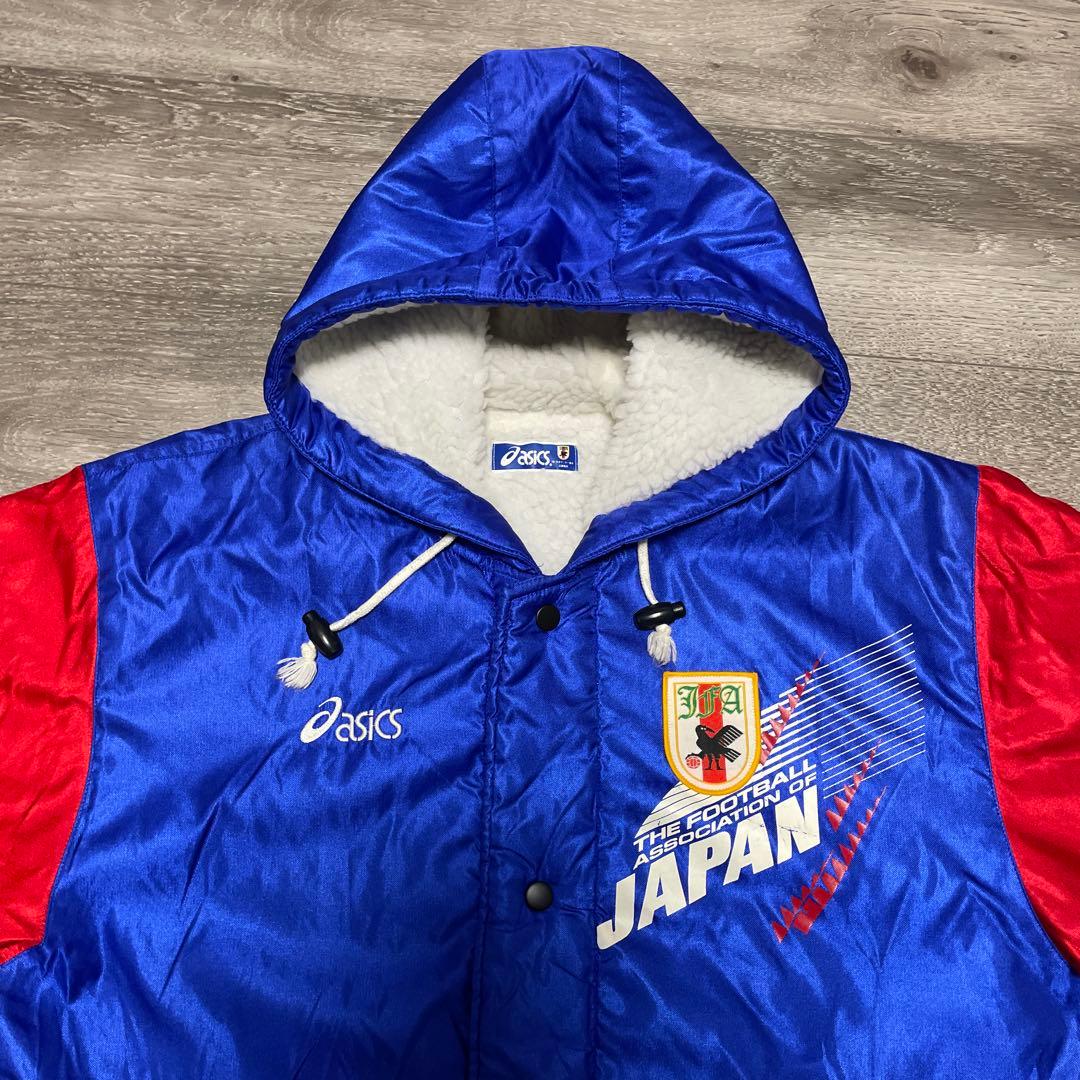 激レア ヴィンテージ asics サッカー日本代表 ベンチコート 140-160 激レア ヴィンテージ asics サッカー日本代表 ベンチコート 140-160