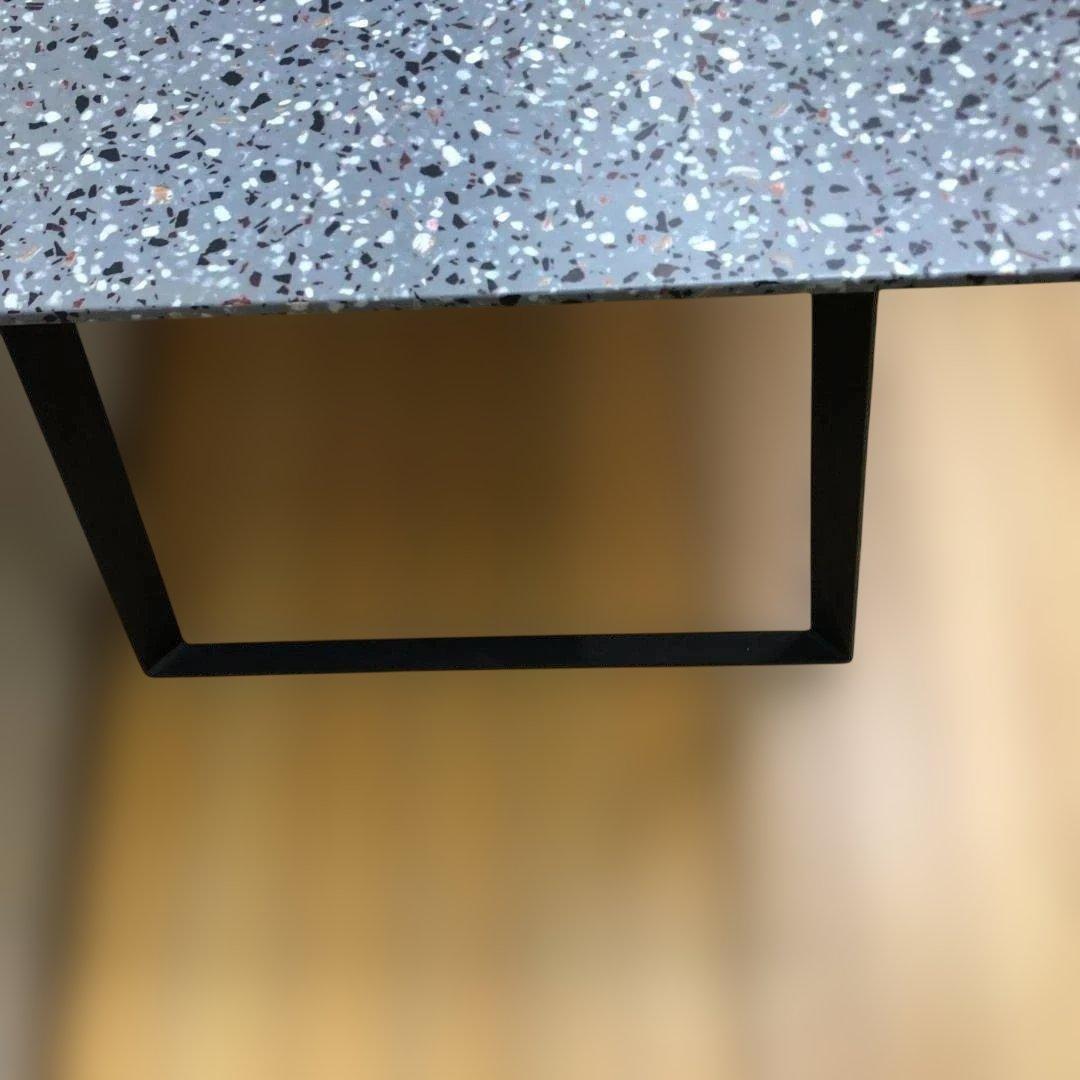 送料無料 フランフラン オーティモ ダイニングテーブル テラゾー柄