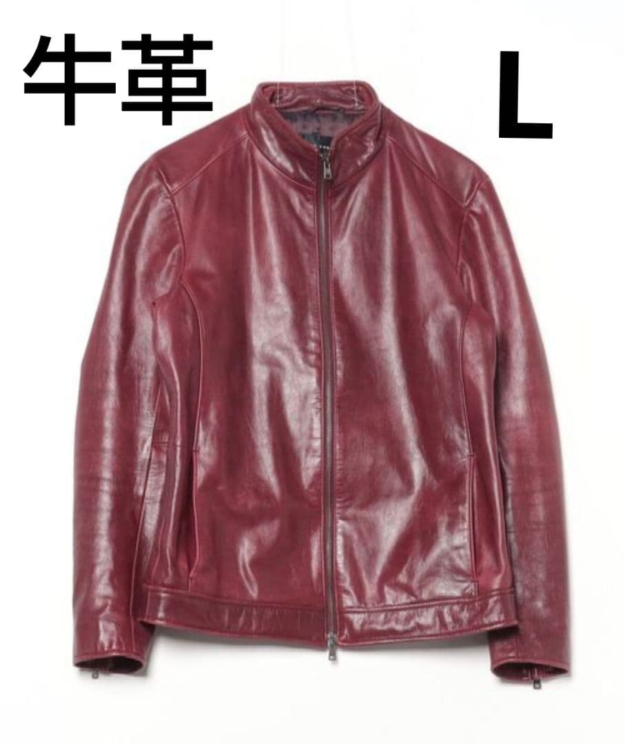 牛革レザージャケットサイズL 3471_top.jpg