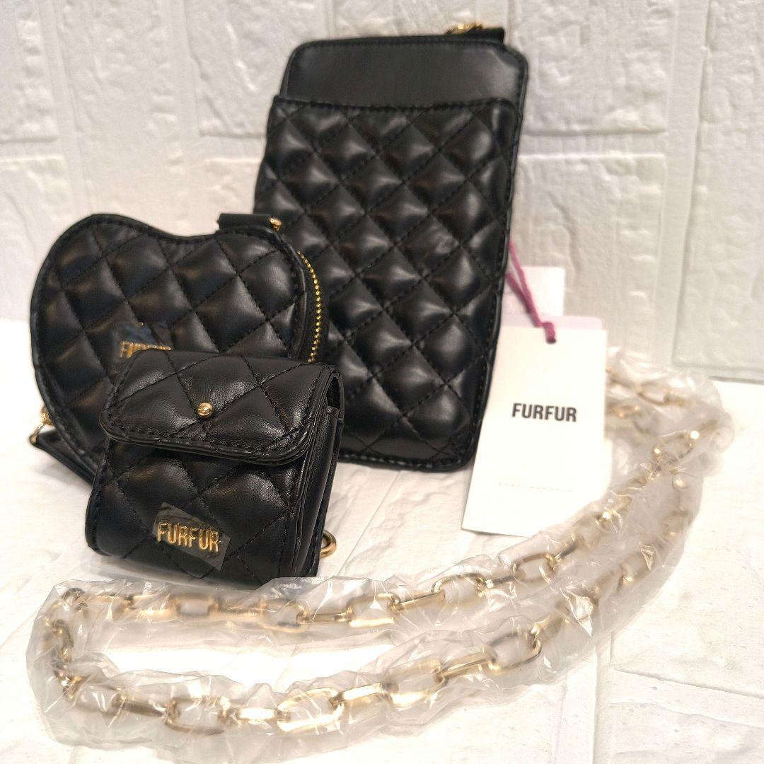 ✨新品 FURFUR キルティング3SETマルチショルダー ブラック タグ付き 3SETマルチショルダー(F BLK)｜ FURFUR｜渋谷PARCO | ONLINE PARCO
