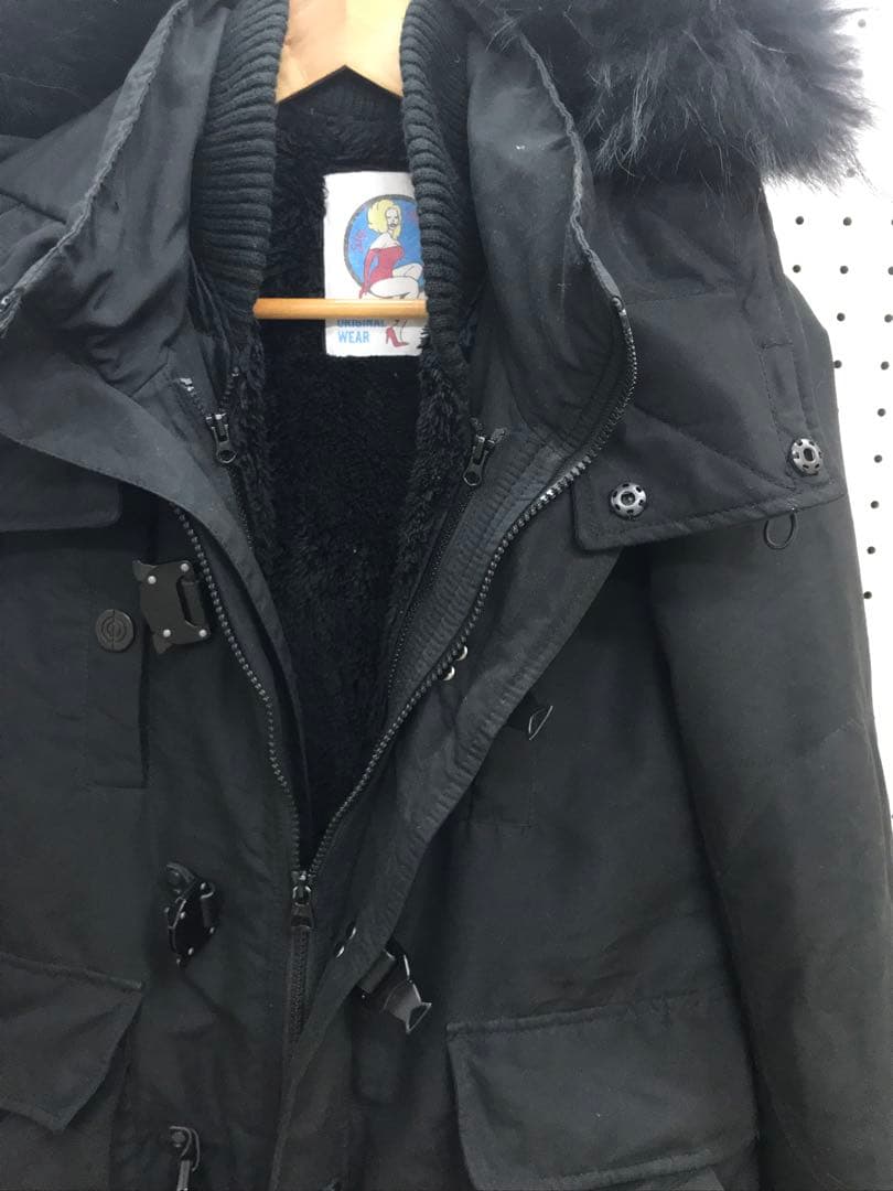 Y2K グランジ ギャル SLY 脱着式 ダウン入り ボア ライナー 付 N3B