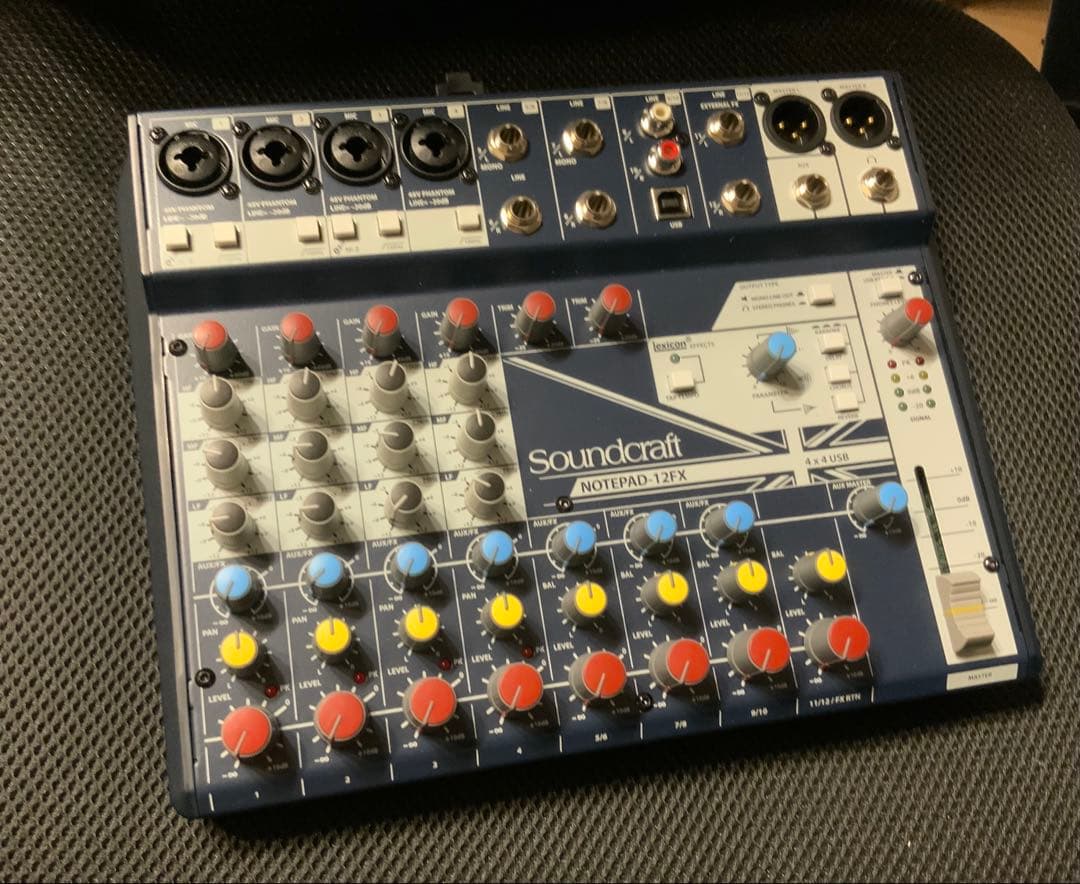 配信機器・PA機器・レコーディング機器 Soundcraft Notepad-12FX SOUND CRAFT サウンドクラフト Notepad 12FX ◇ 12ch小型ミキサー