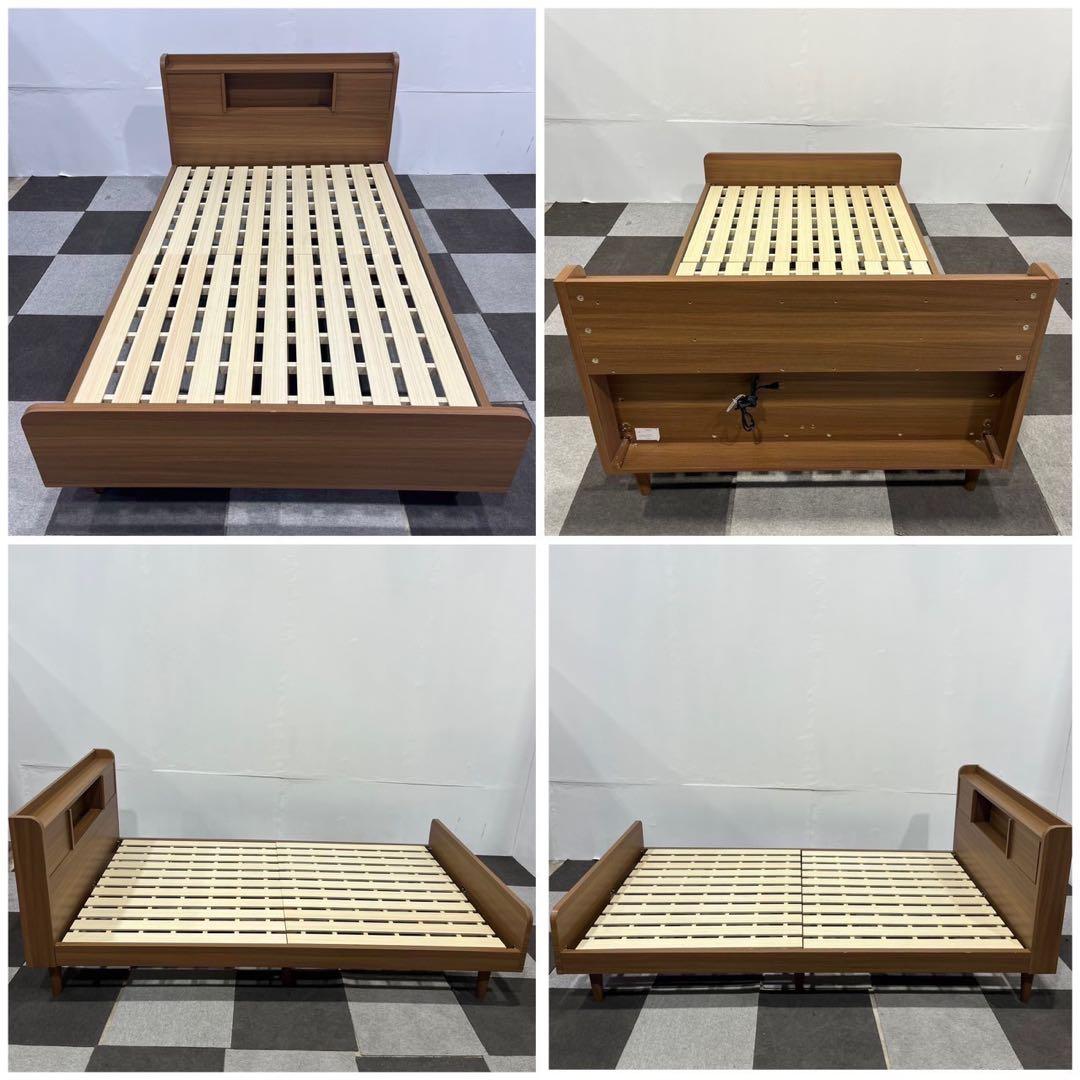 unico RUKEA セミダブル ベッド フレーム 家具 Fe2066 - メルカリ