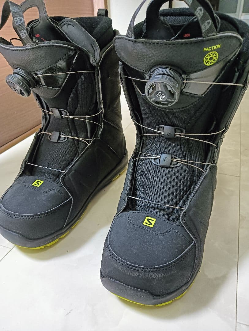 Salomon Factor スノーボードブーツ ブラック27cm Amazon | サロモン(SALOMON) スノーボードブーツ FACTION(ファクション