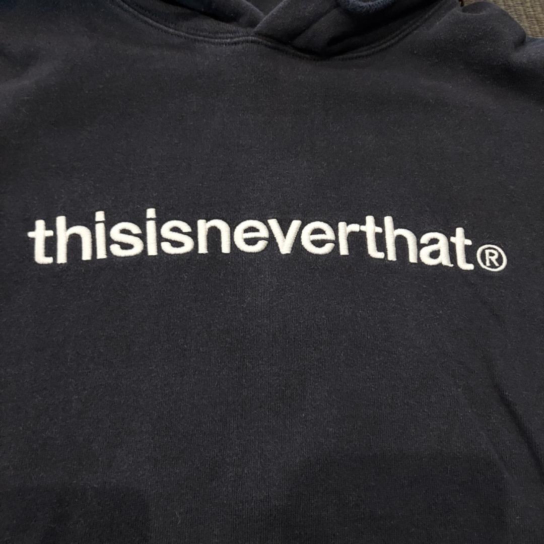 thisisneverthat ネバザ パーカー ネイビー 紺 M 11326 - メルカリ