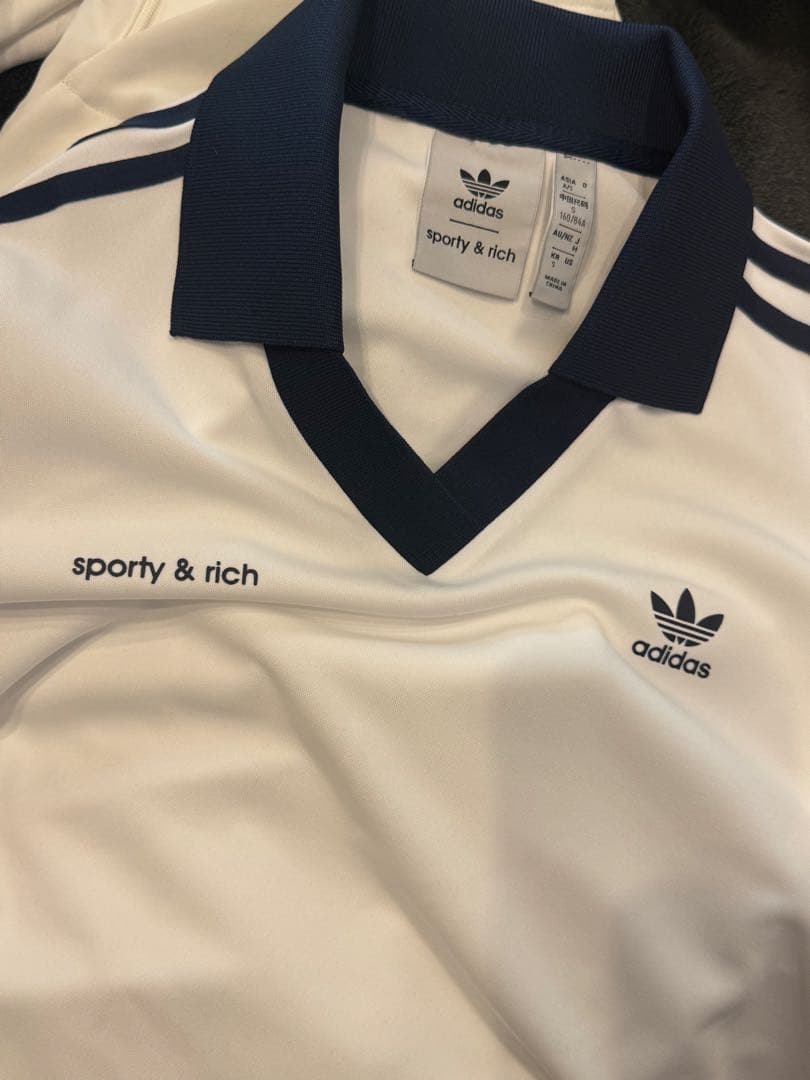 ⭐︎さゆり様専用⭐︎adidas sporty & rich 長袖ポロシャツ - メルカリ