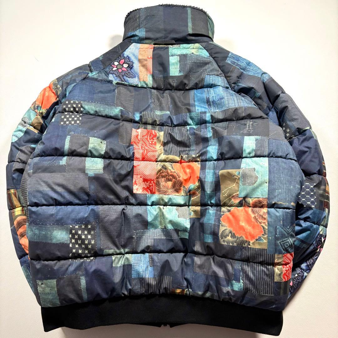 美品 L リバーシブル コロンビア 短丈 中綿 ダウンジャケット ボア