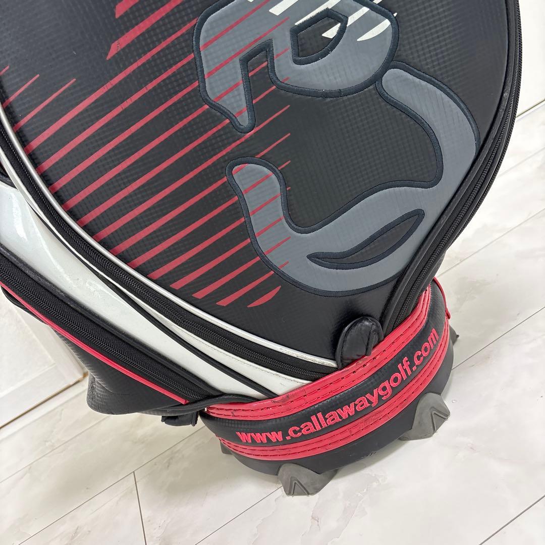 キャロウェイ Callaway キャディバッグ 黒/赤/シルバーの通販はau PAY