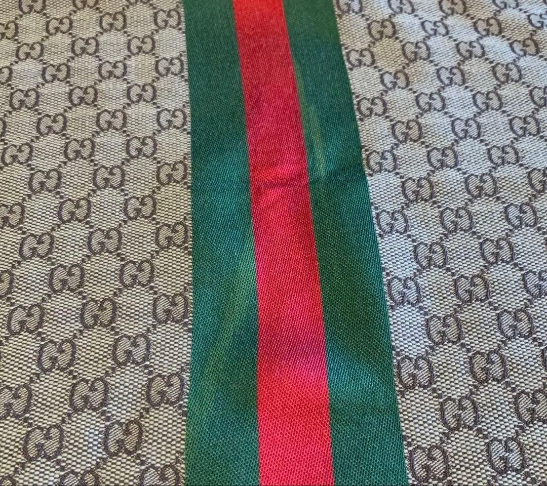 GUCCI GGパターン ストール フリンジ付き