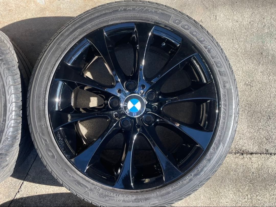BMW 3シリーズ 純正タイヤホイール 120-5H 8J+34 8.5J+37