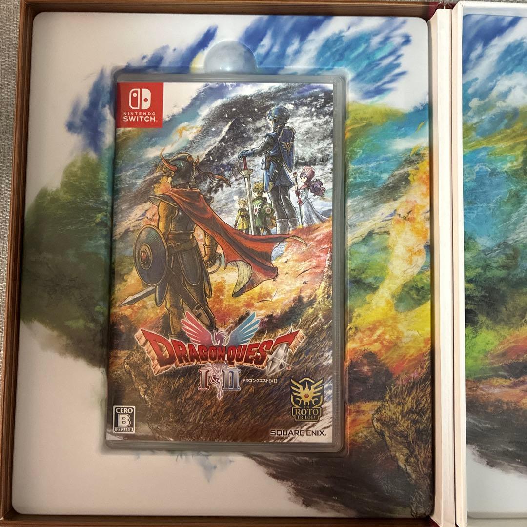 超美品 switch版 ドラクエ1&2 3とブック型収納ボックスとビンズロトの