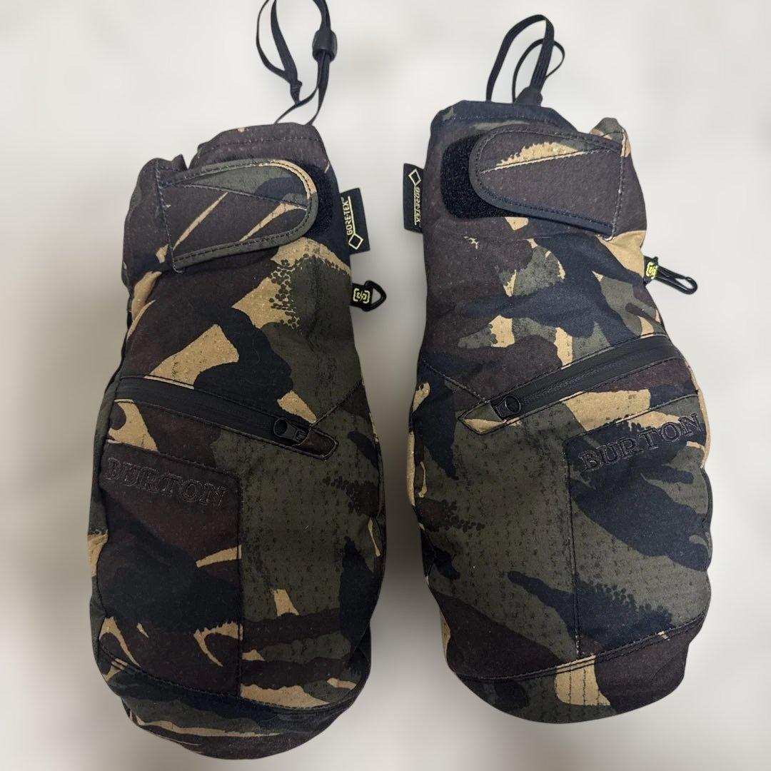 GORE-TEX 迷彩 ミトン グローブ VOLCOM GORE-TEX ミトングローブ 迷彩柄 ブラック VOLCOM GORE-TEX