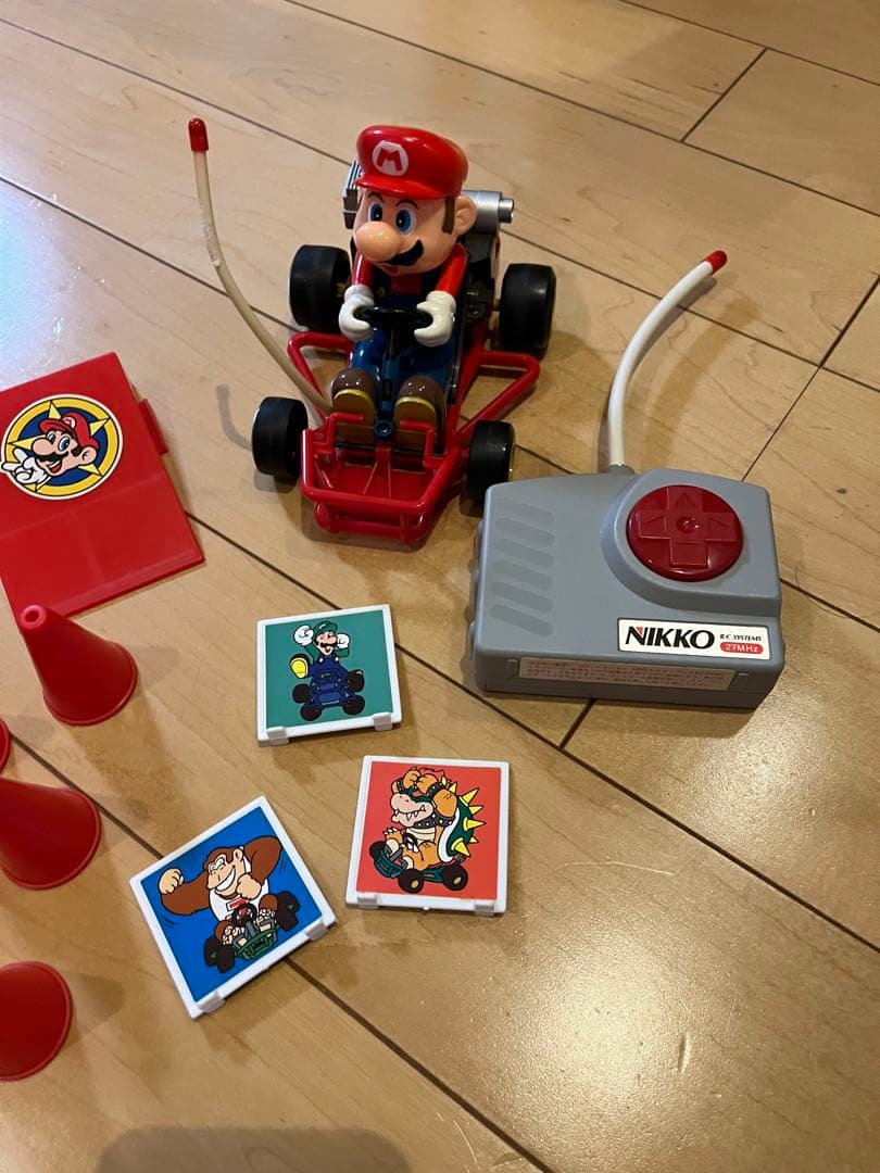即決8,000円】超レア スーパーマリオ NIKKO マリオカート 当時物 即決