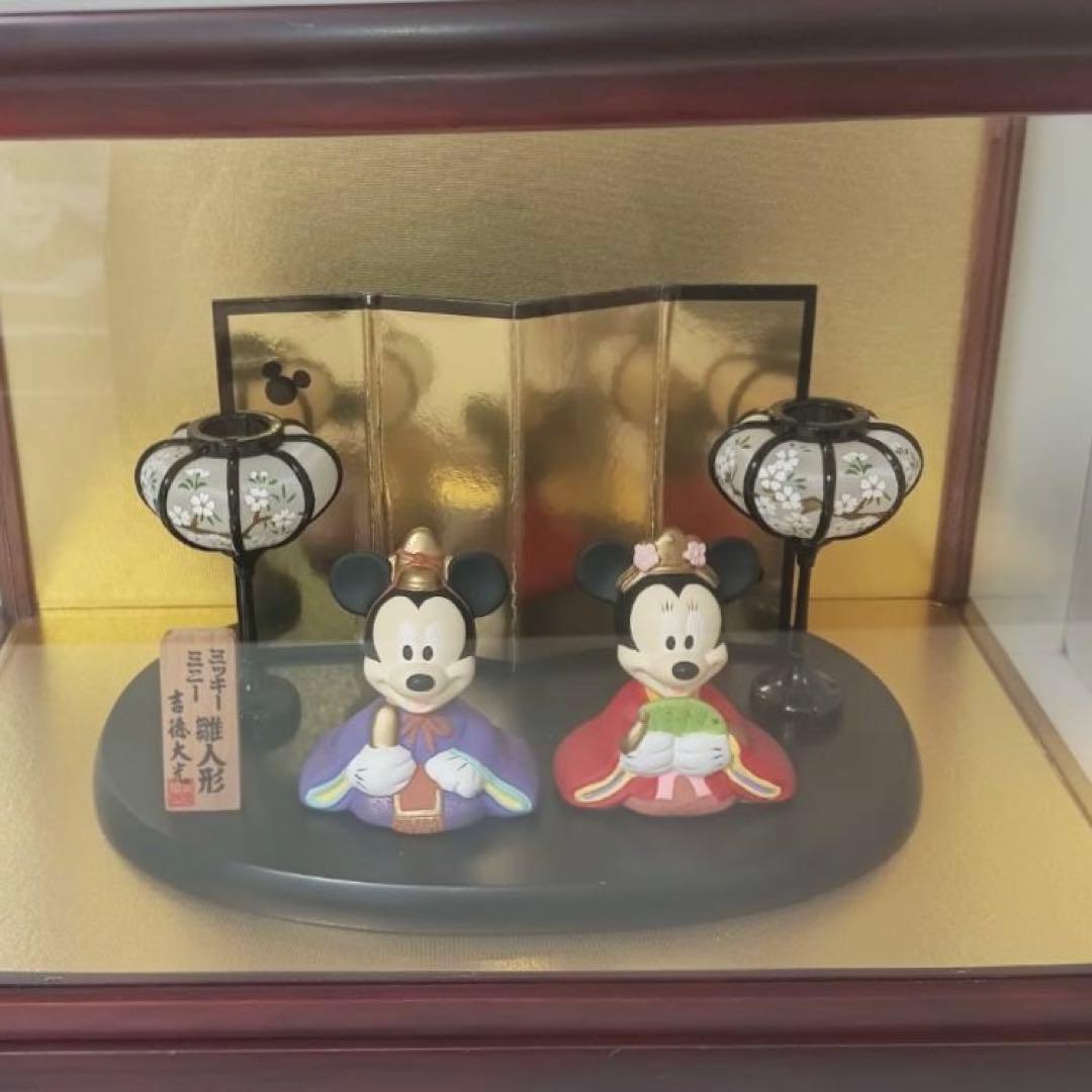 本日限定価格❗️】【雛人形・鯉のぼり】ディズニー ガラスケース付き