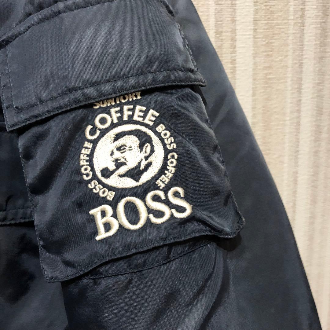 レア SUNTORY サントリー BOSS ボス ボスジャン MA-1 - メルカリ