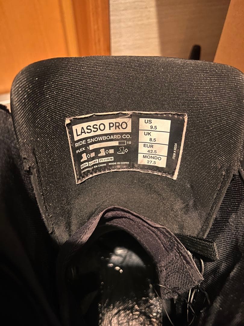 RIDE LASSO PRO （25年モデル/箱付き）27cm〜27.5cm