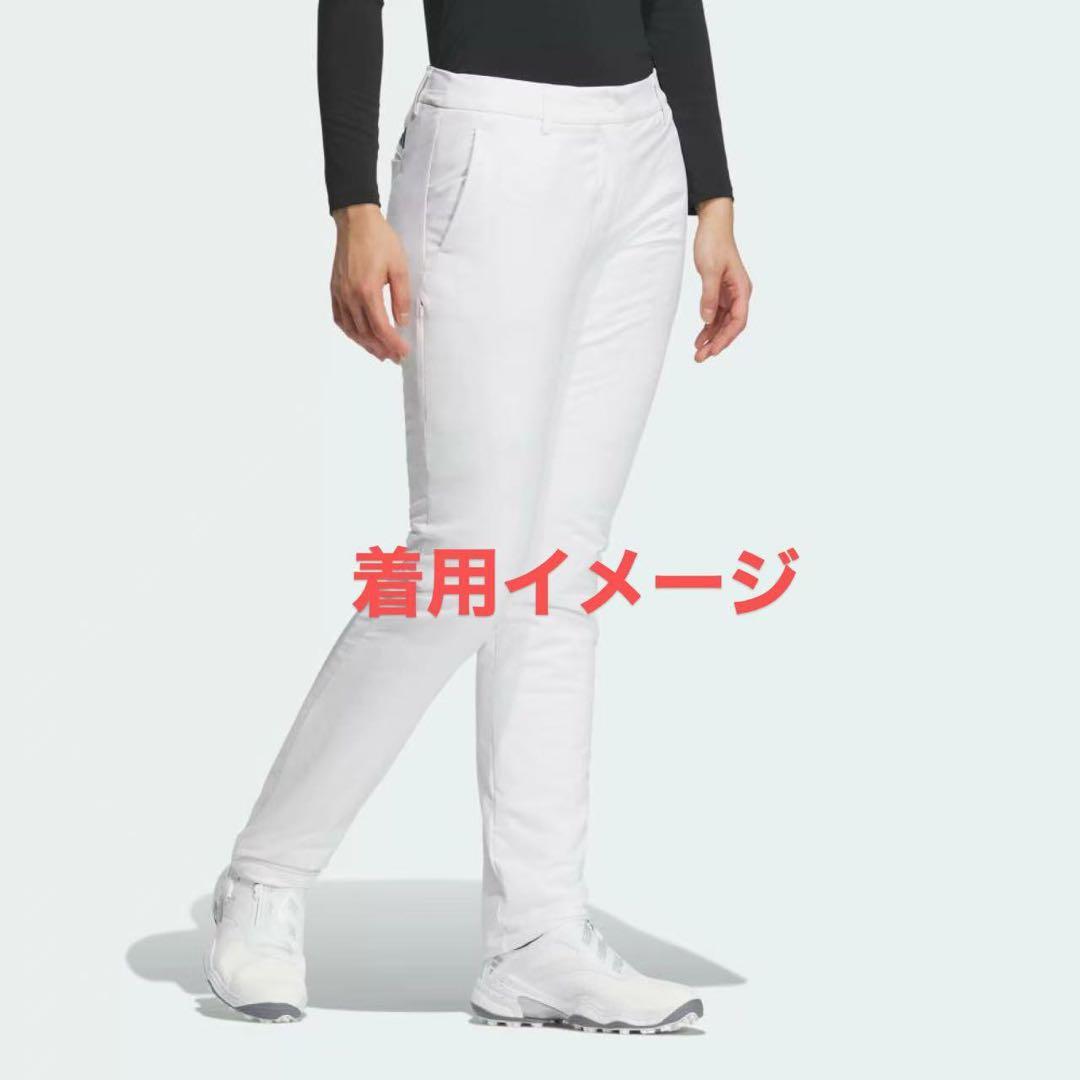 XL白新品26400円/アディダスゴルフ/レディース/中綿ストレッチパンツ