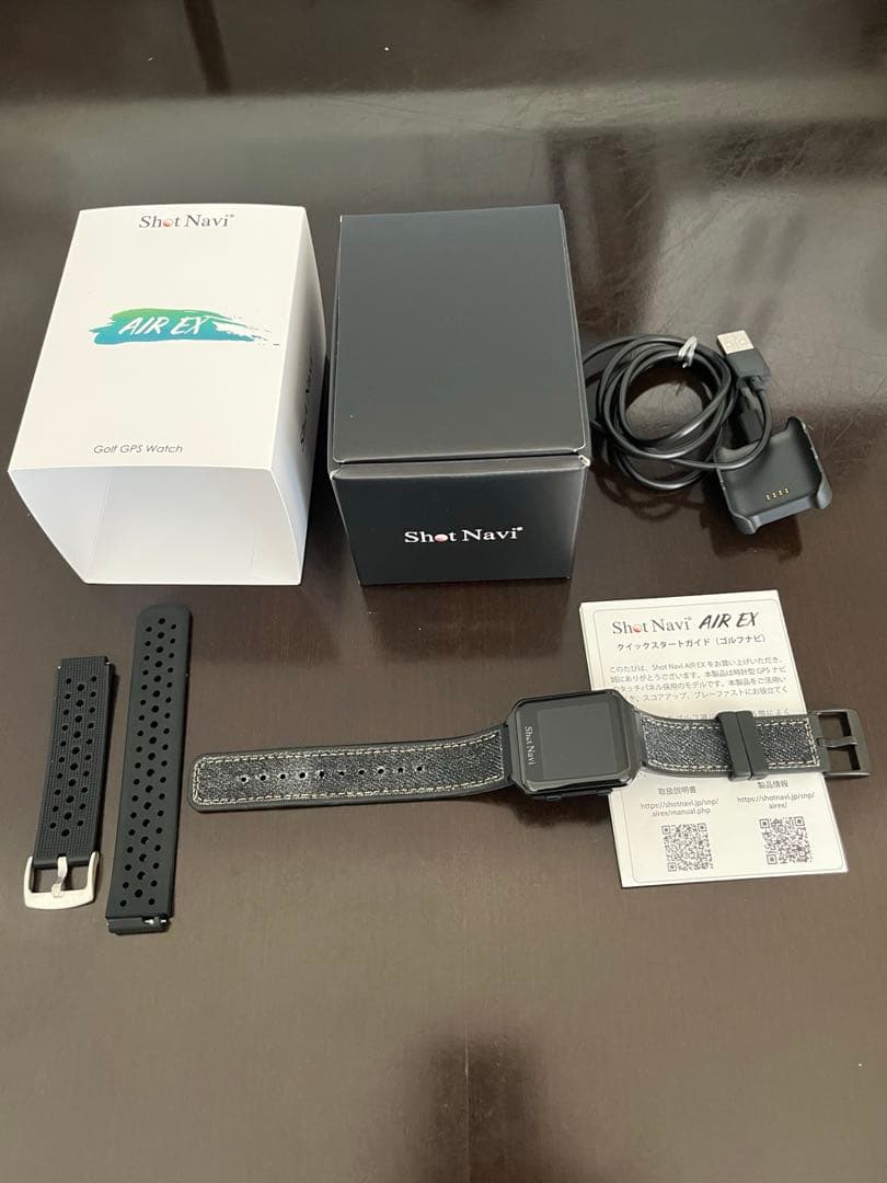 Shot Navi AIR EX GPSナビ Amazon | Shot Navi AIR EX(ショットナビ) 【ブラック】 超軽量20g