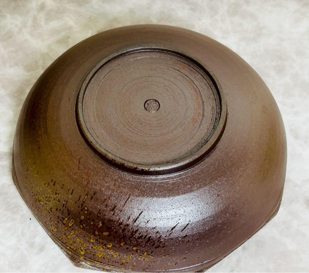 清水焼　八角皿　東栽　深皿　18.5cm　【10224m】