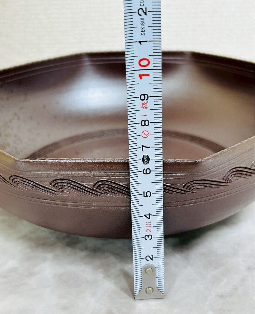清水焼　八角皿　東栽　深皿　18.5cm　【10224m】