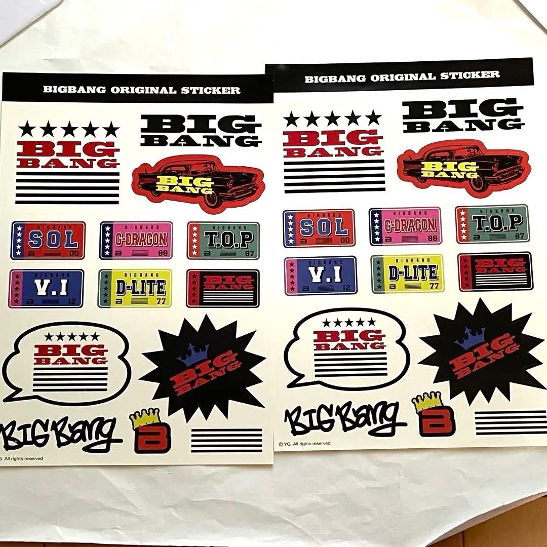 BIGBANG ロゴステッカー シール 2枚セット - メルカリ