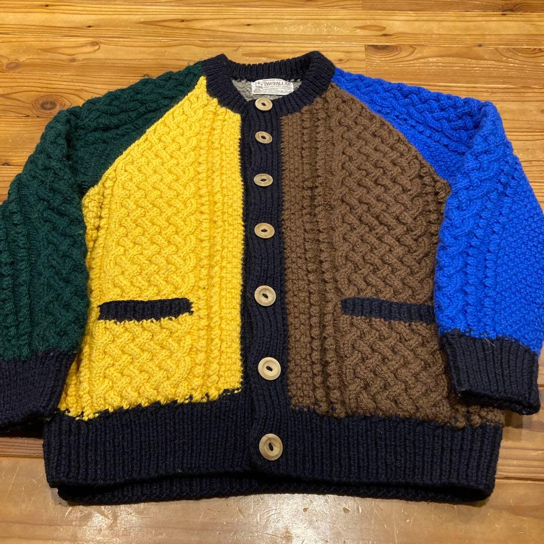 インバーアランINVERALLAN カーディガン 4A マルチカラー インバーアランINVERALLAN カーディガン 4A マルチカラー INVERALLAN