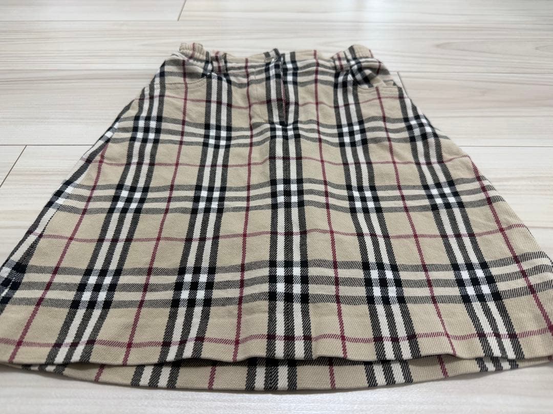 バーバリーブルーレーベル ノバチェック スカート サイズ38 - メルカリ