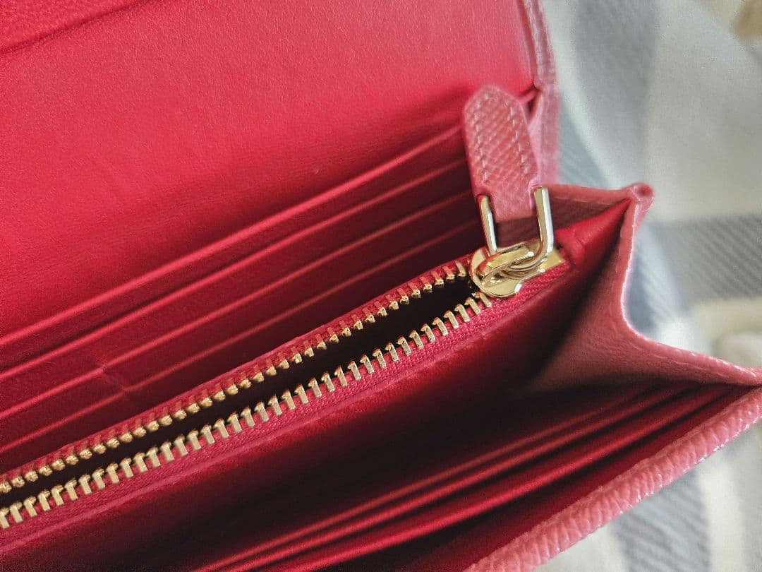 美品】正規品！BVLGARI ピンク レディース長財布 - メルカリ