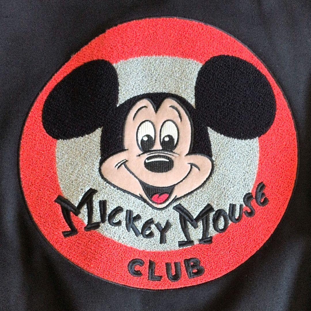 ディズニーストア ミッキーマウス スタジャン ブラックブルゾン ジャンバー