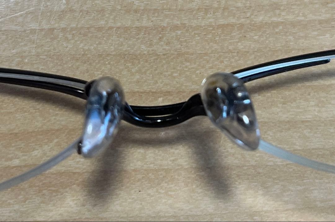 美品 フォーナインズ S-450T メガネ オーバル・ハーフリム 999.9