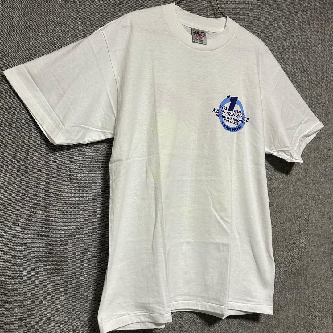 Kevin Schwantz ケビン・シュワンツ プリントTシャツ 93年GP1 - メルカリ