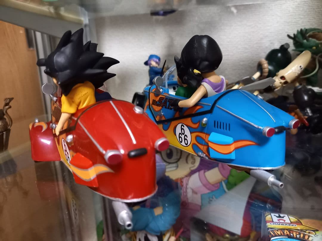 ドラゴンボールZ フィギュア＆カー 2個セット 悟空&悟天 悟飯&ビーデル