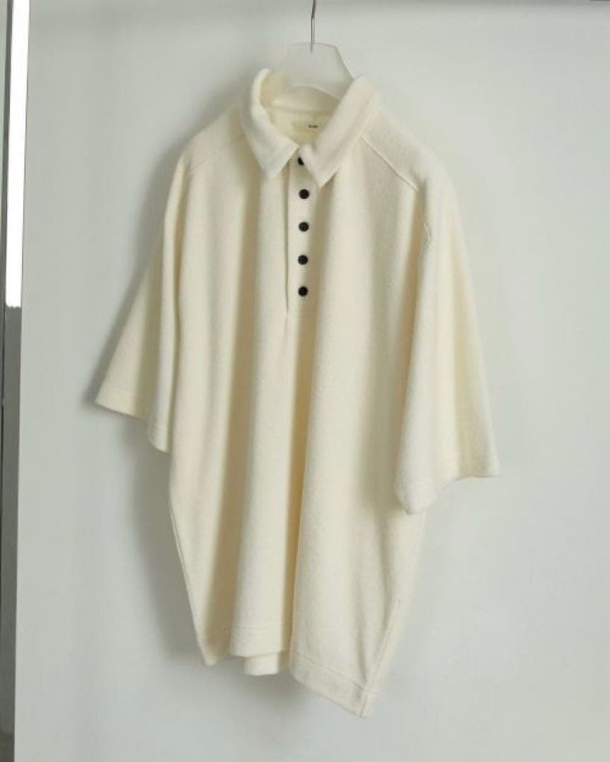 anuke Pile Polo Tops アイボリー - メルカリ