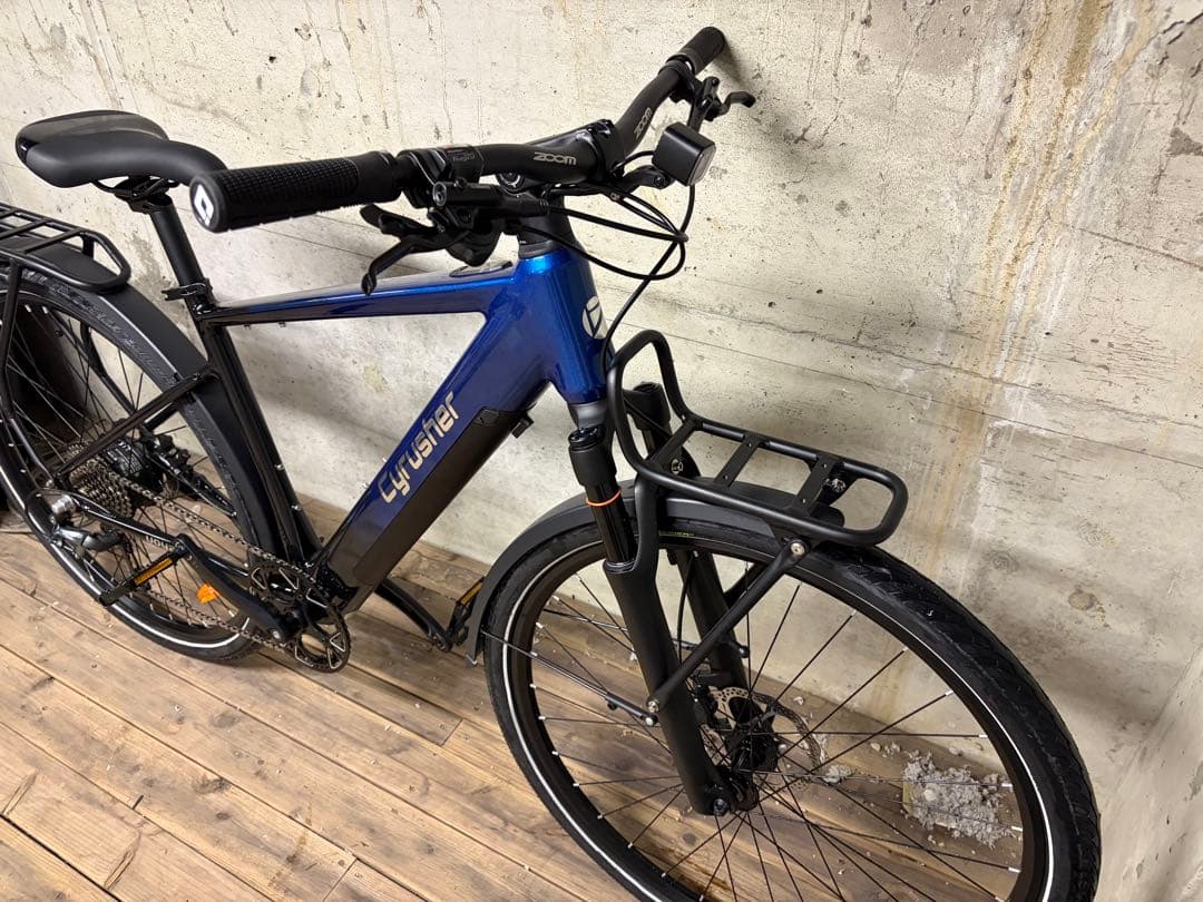 ほぼ新品】Cyrusher Voyage電動アシスト自転車 パニアバッグ付き