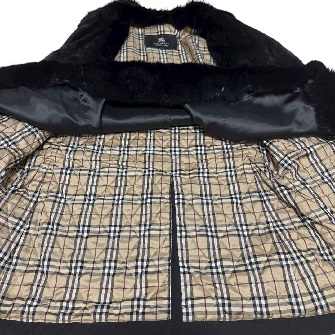 y*i様 バーバリーブラックレーベル ラビットファーライナー ロング