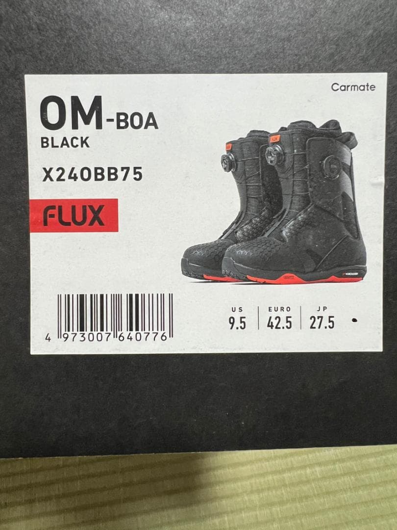 中古 Flux OM-BOA 23-24 27.5cm スノーボードブーツ