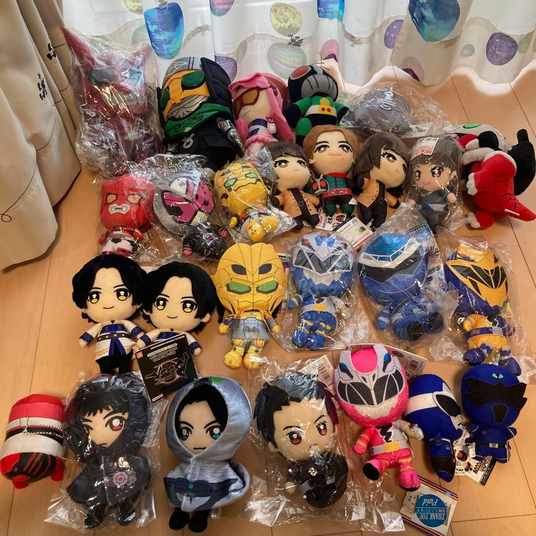 アニメ 仮面ライダー 戦隊 レンジャー ぬいぐるみ まとめ売り ゼンカイジャーぬいぐるみ」テレアサショップONLINEで先行販売決定