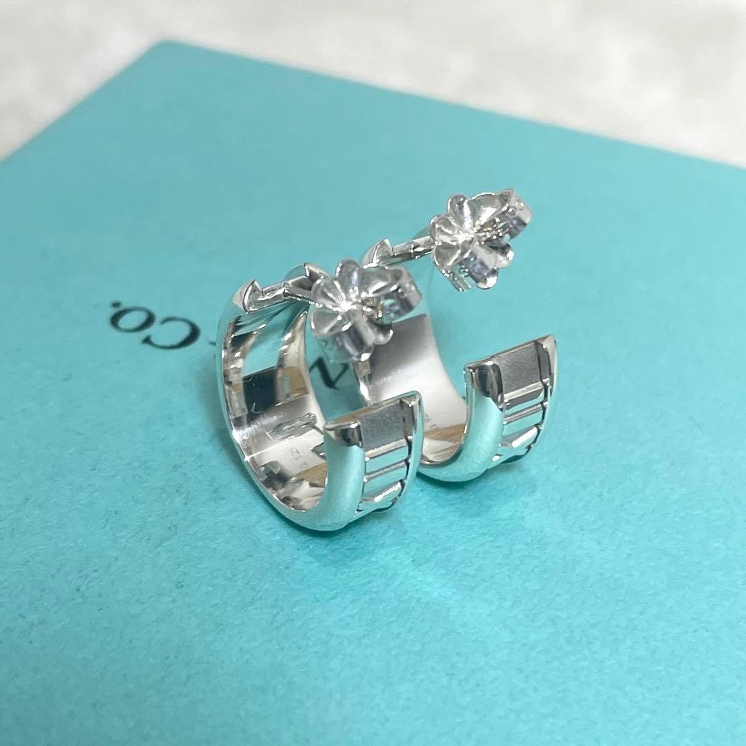 新品同様】ティファニー アトラスフープスタッドピアス メンズ
