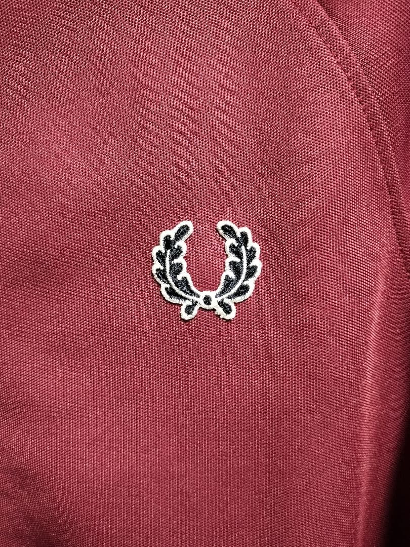 FRED PERRY バーガンディ ジャージ XS