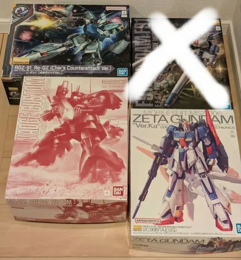ガンプラ MG まとめ売り リ・ガズィ Zガンダム ドワッジ改 - メルカリ