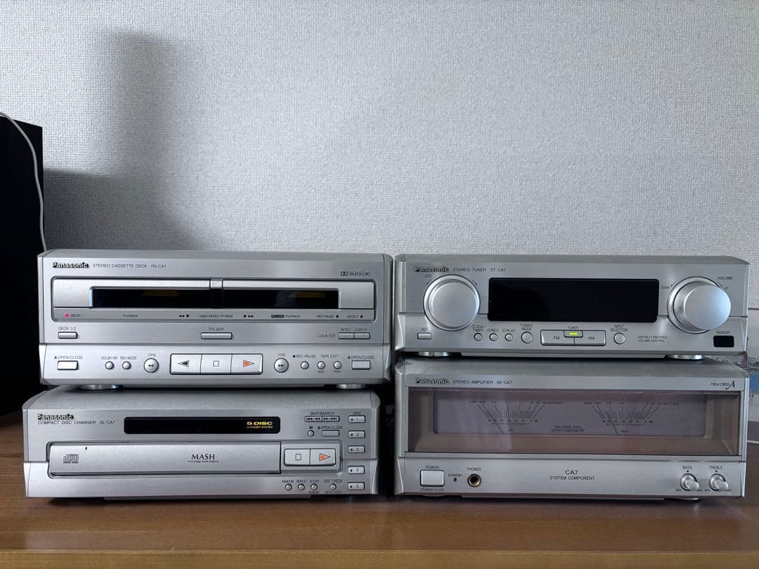 Panasonic CA7 ミニコンポセット 超高級ミニコンポにスペアナ足してみたら！ Panasonic CA7 - YouTube