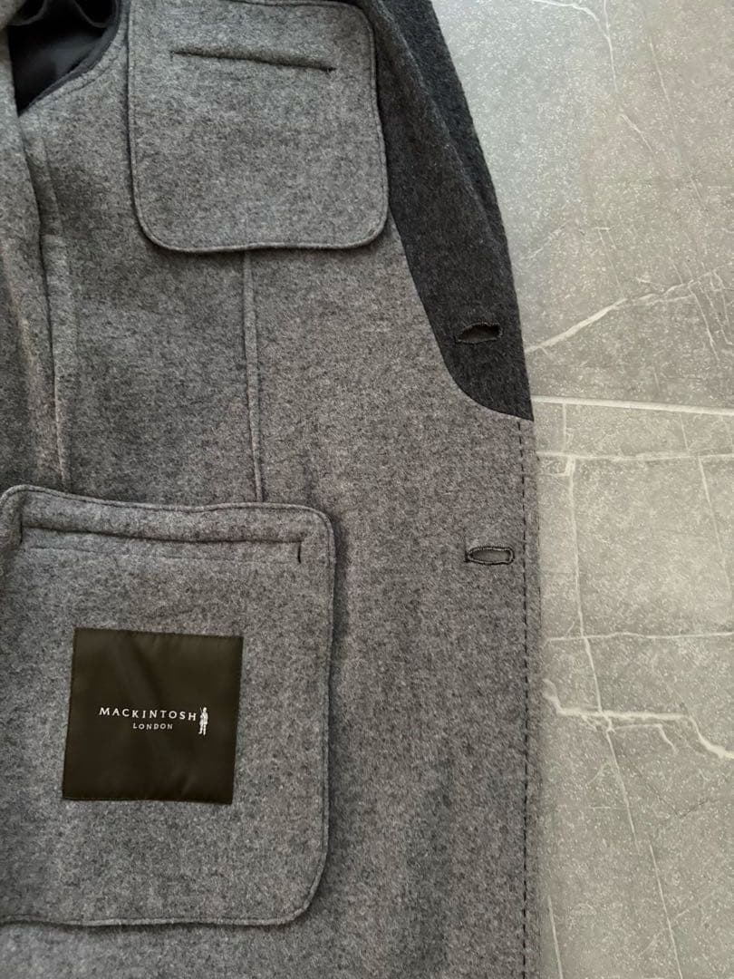 MACKINTOSH LONDON ダークグレー チェスターコート 38